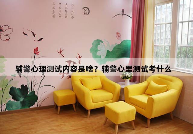 辅警心理测试内容是啥？辅警心里测试考什么
