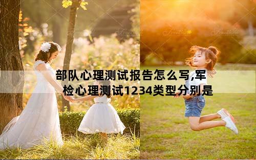 部队心理测试报告怎么写,军检心理测试1234类型分别是